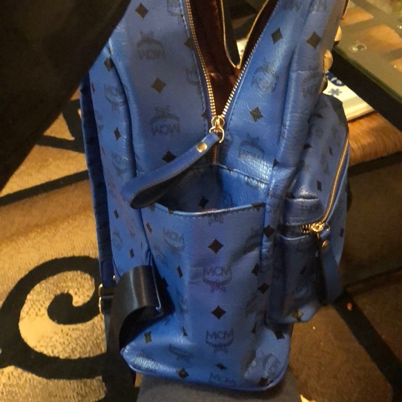 Blue Mcm bag main image 4